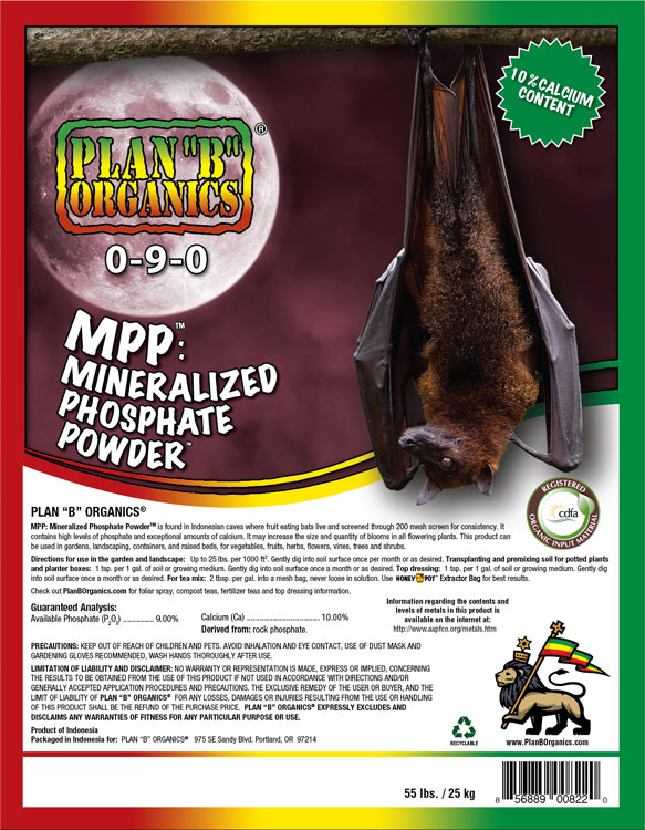 Plan "B" Organics™ MPP: MINERALIZED PHOSPHATE POWDER