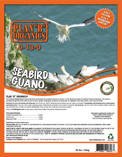 Plan "B" Organics™ Seabird Guano