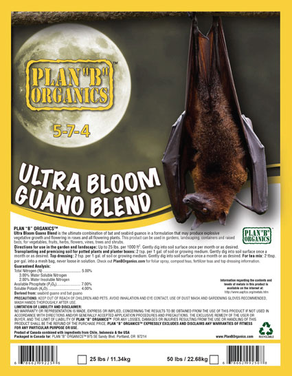 Plan "B" Organics™ 5-7-4 Ultra Guano Blend