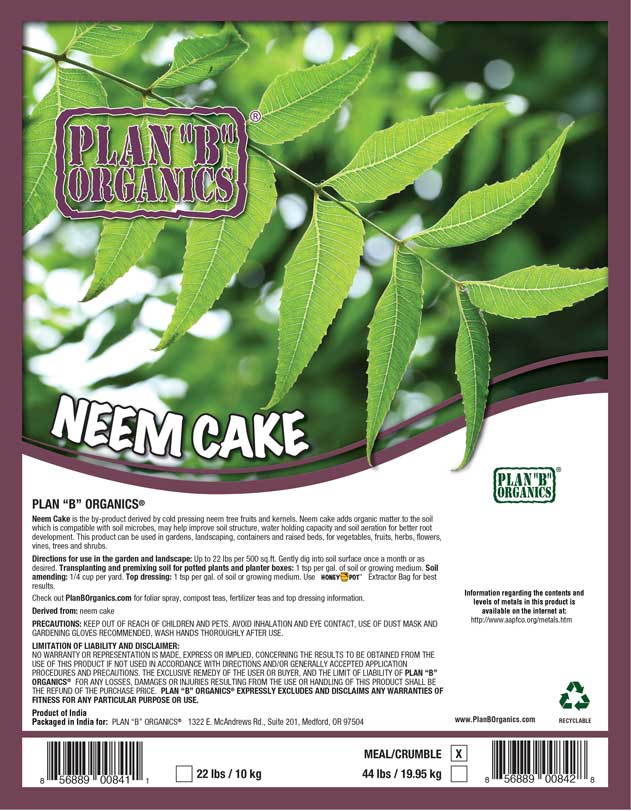 Plan "B" Organics™ Neem Cake