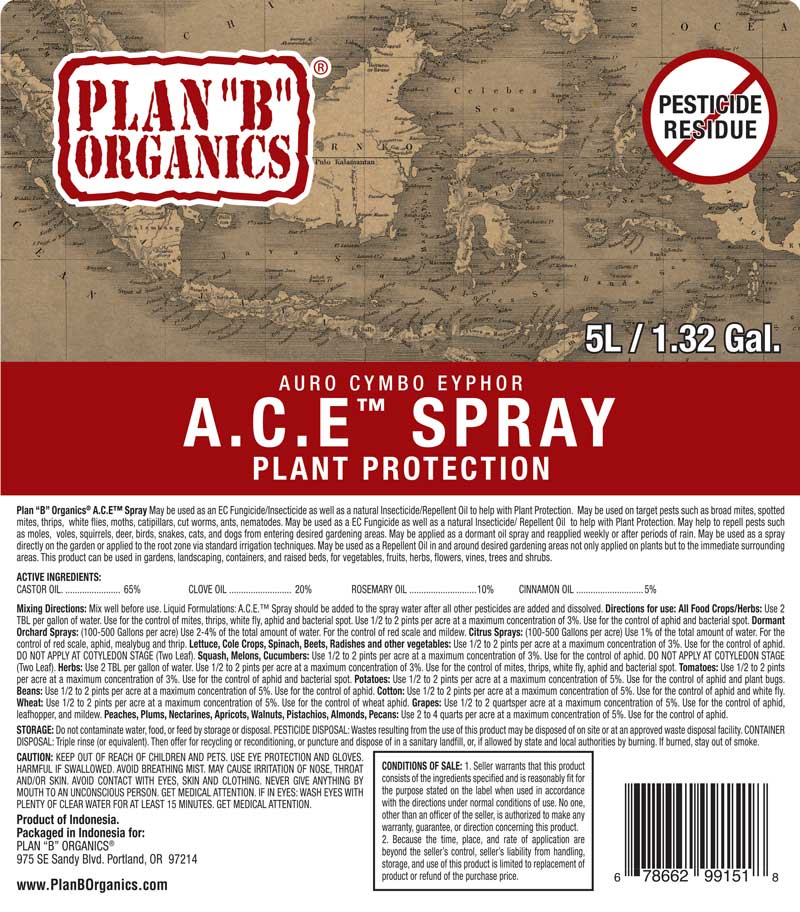 Plan "B" Organics™ Ace Spray
