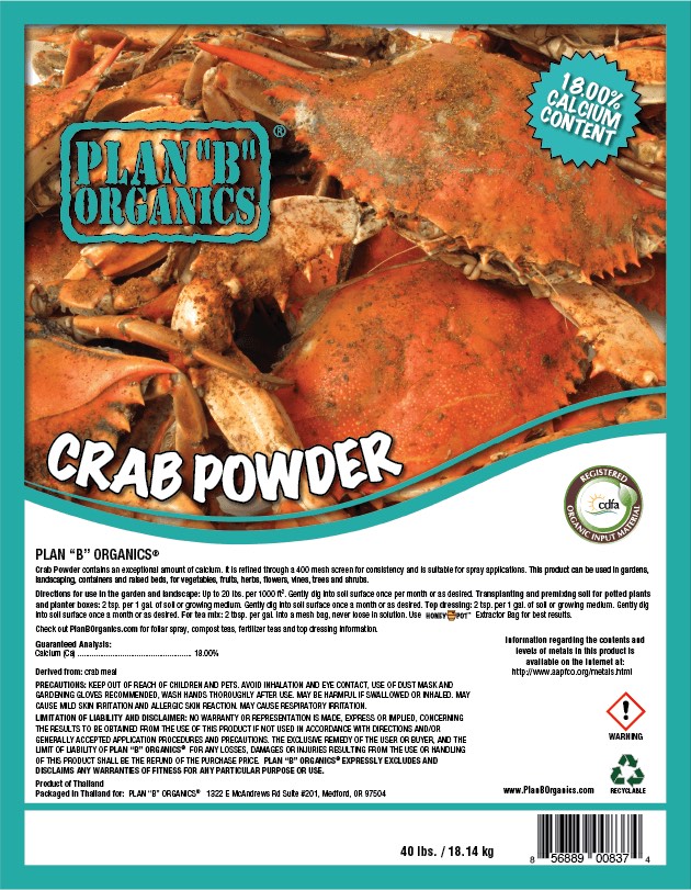 Plan B ORGANICS® Crab Powder