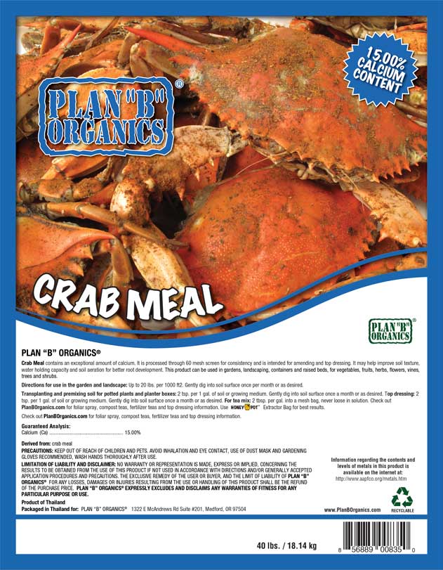 Plan "B" Organics™ Crab Meal