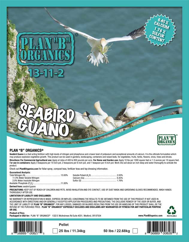 Plan B Organics™ Seabird Guano
