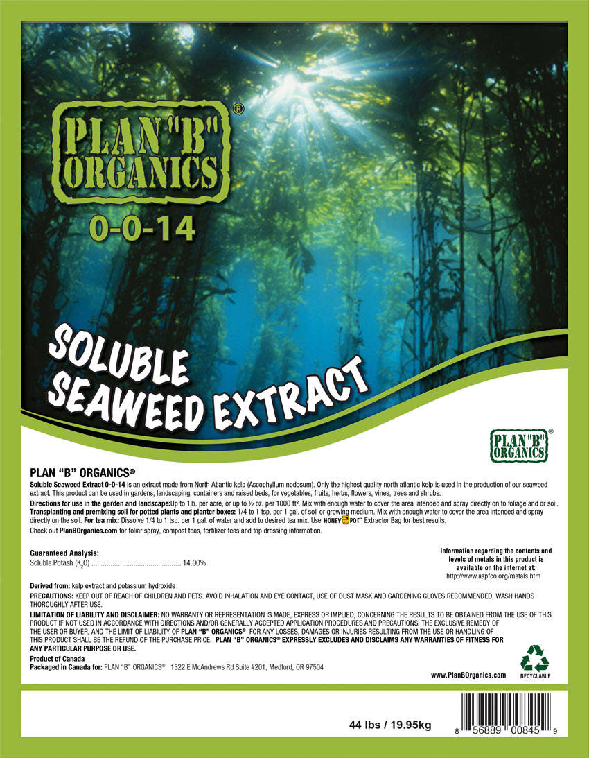 Plan B Organics™ Soluble Seaweed Extract 0-0-17