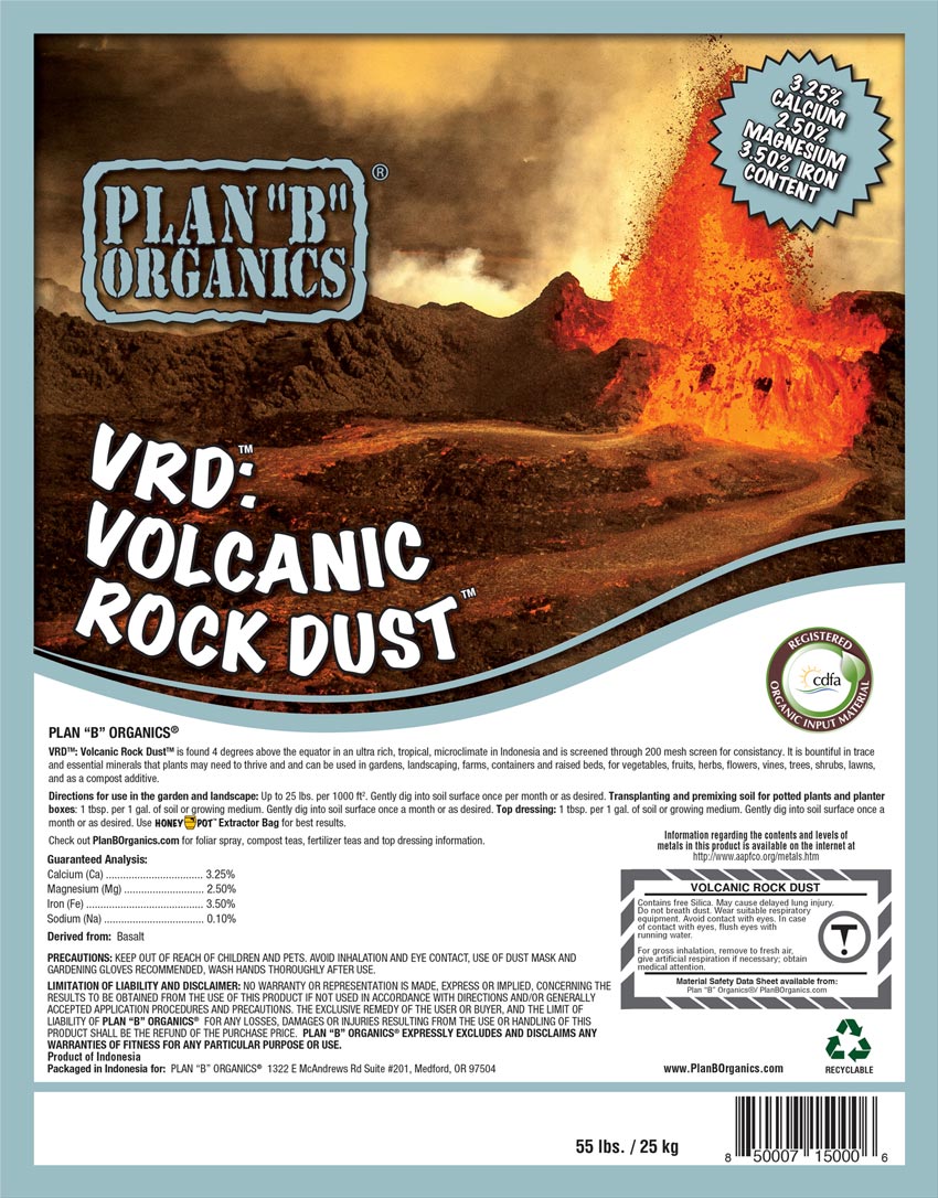 Plan "B" Organics™ Volcanic Rock Dust