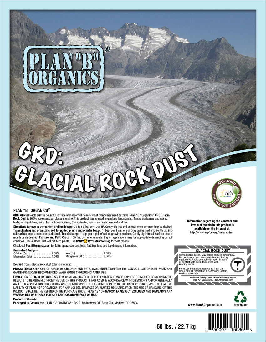 Plan "B" Organics™ Glacial Rock Dust